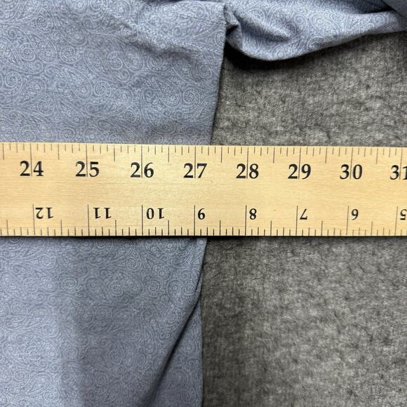 Taccaliti Button Down Long Sleeve Shirt Mens XXL 3XL Gray Paisley Italy Cotton - Picture 7 of 8